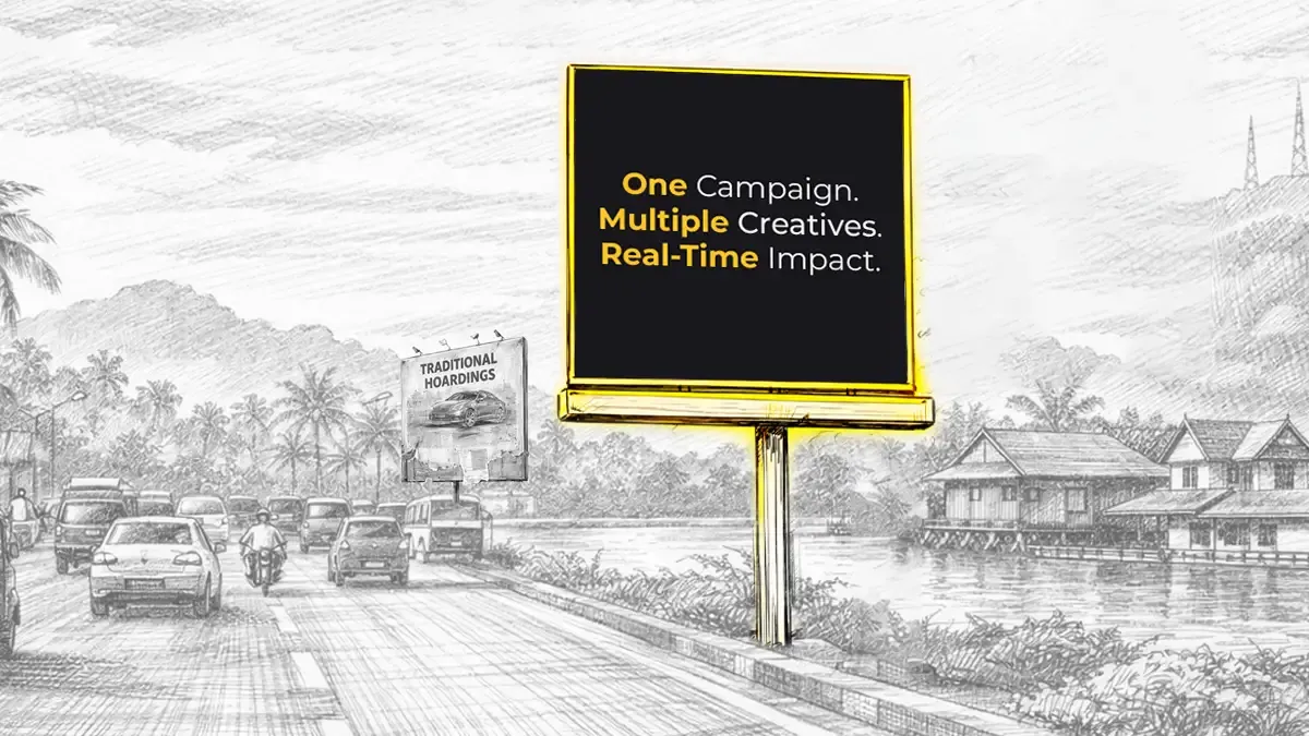 Digital billboard vs traditional hoarding — what the data shows — LDX Media